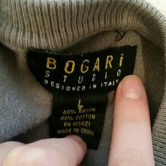Bogari studio grey/white L shirt - Picture 4 of 4